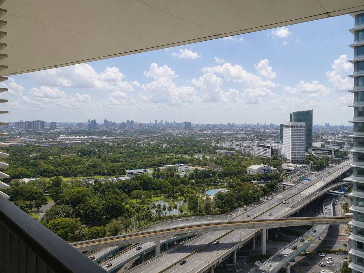 รูป The Saint Residences ใกล้ MRT พหลโยธินUnion mall Central ลาดพร้าว ใกล้ BTS ห้าแยกลาดพร้าว 2 ห้องนอน 2 ห้องน้ำ วิวสวนจตุจักร ขนาด 65 ตร.ม. - รูปที่ 12/12