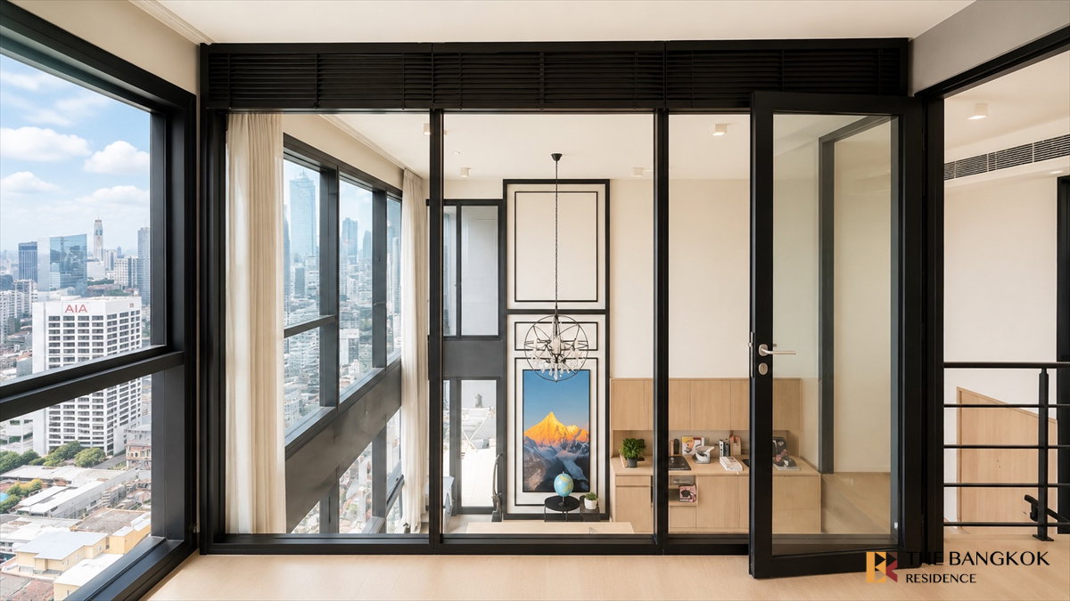picture 💟2-Storey Duplex with High Ceilings and City Views - The Lofts Silom🚆Near BTS Surasak - 11/15
