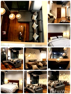 Condos for rent : Unique Loft Style Duplex 35th floor in Villa Asoke (89m2) 1664586