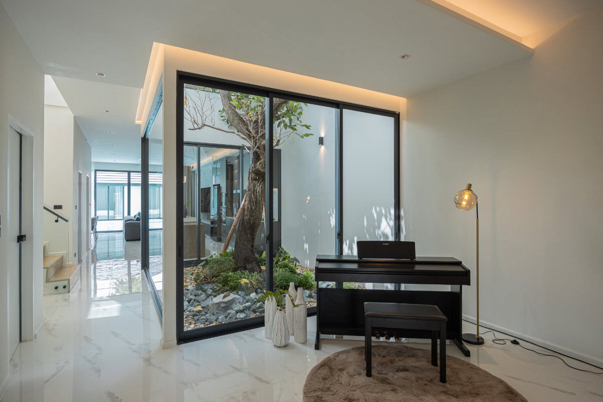 รูป 🏡💎 ให้เช่า Luxury Pool Villa พร้อมสระว่ายน้ำส่วนตัว ใกล้โรงเรียนนานาชาติ #A8-V0058 - รูปที่ 5/23