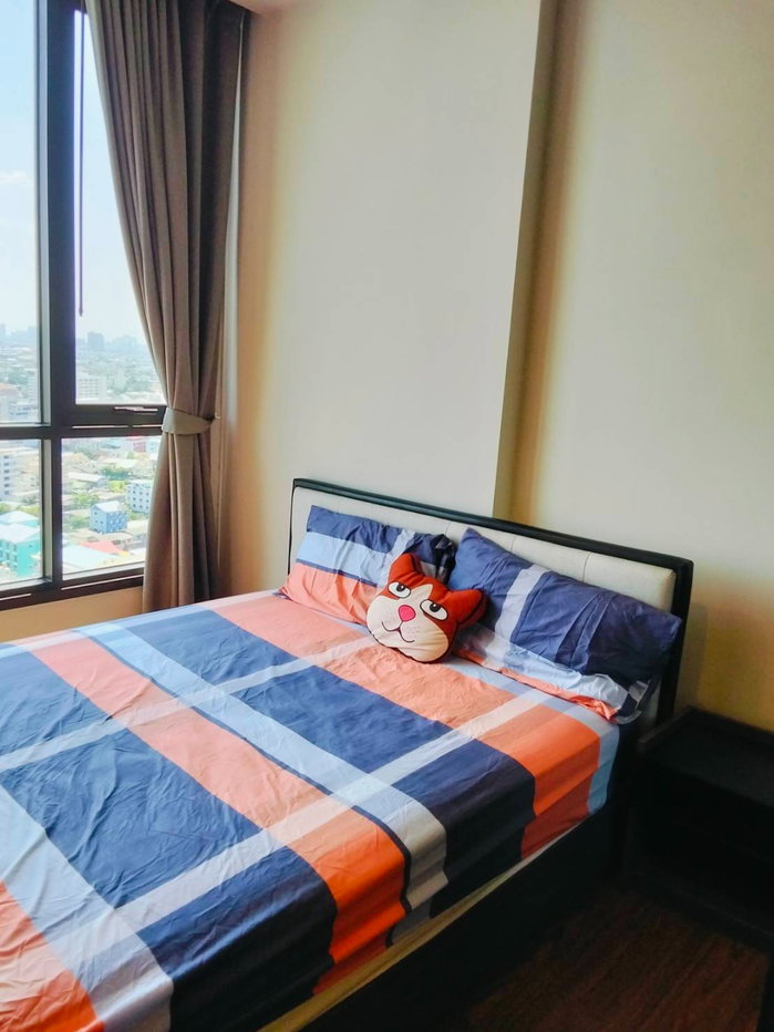 picture Condo for RENT : The Line Sukhumvit 71  𝐒𝐢𝐳𝐞 : 30 sqm. 1 Bed 1 Bath /Closed Kitchen/City View  𝐅𝐥𝐨𝐨𝐫 : 22nd  ✅Fully furnished - 5/12
