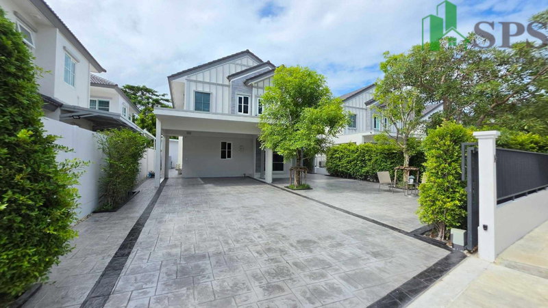 บ้านเดี่ยวให้เช่า : บ้านเดี่ยว ให้เช่า วิลลาจจิโอ 3 ศรีนครินทร์-บางนา สีชมพูสถานี (SPSJP509)