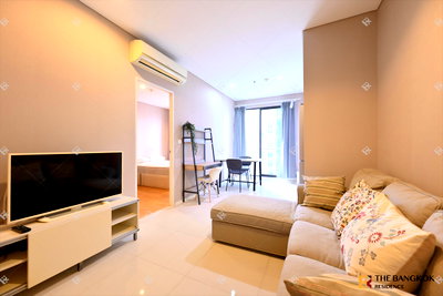 Condos for sale : ✨Villa Asoke, Fully Furnished in a Warm Modern Cozy Style✨Near MRT Phetchaburi