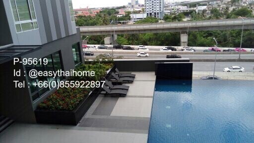 รูป P-95619 เดอะ เพรสซิเดนท์ สาทร - ราชพฤกษ์ 2🔥✨ คอนโดให้เช่า 1 ห้องนอน วิวเมือง เฟอร์นิเจอร์ครบ ใกล้ BTS บางหว้า พร้อมเข้าอยู่ ✨ - รูปที่ 8/16