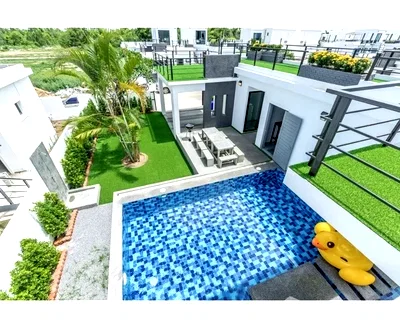 Houses for sale Hua Hin Prachaubkirikhan : วิลลาพร้อมสระว่ายน้ำสไตส์โมเดิร์น 6609989