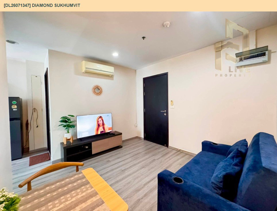 รูป DL26071347 ให้เช่าคอนโด ไดมอนด์ สุขุมวิท (Diamond Sukhumvit) ใกล้ BTS อ่อนนุช พร้อมเข้าอยู่ โทรด่วน 0653619502 LineID @952jdxxk - รูปที่ 3/6