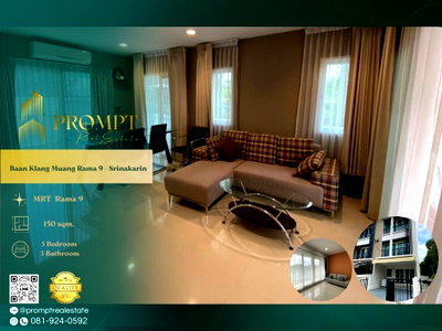 Houses for rent : AB06062 - Baan Klang Muang Rama 9 - Srinakarin 