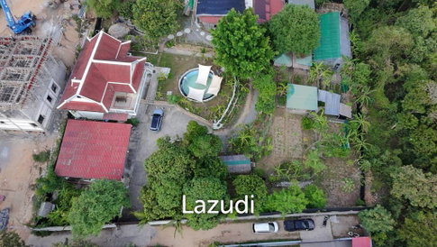 Land with Mountain & Sea Views in Bang Rak, Koh Samui