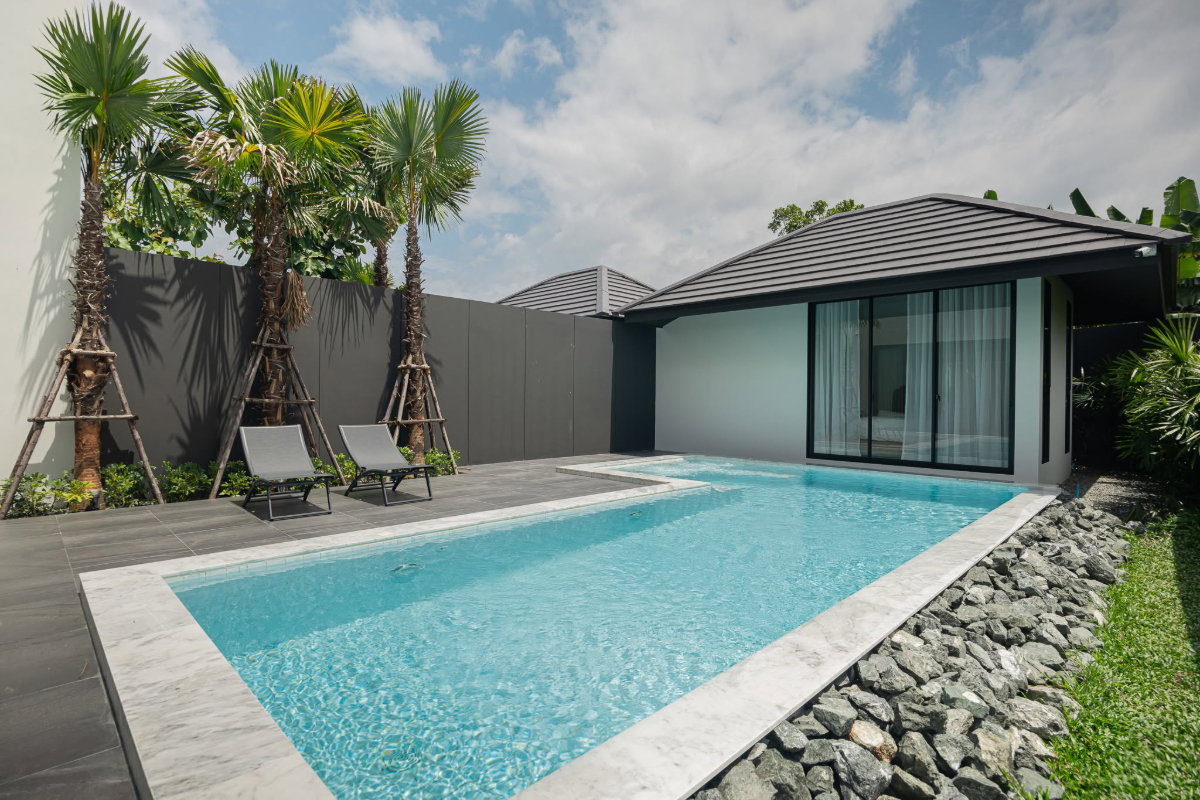 รูป 🏡💎 ให้เช่า Luxury Pool Villa พร้อมสระว่ายน้ำส่วนตัว ใกล้โรงเรียนนานาชาติ #A8-V0058 - รูปที่ 2/23