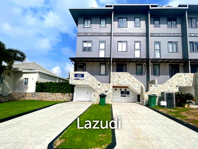 Townhouses for sale Hua Hin Prachaubkirikhan : Black Mountain: 4-Story Townhouse Corner Unit with 1 Golf Member