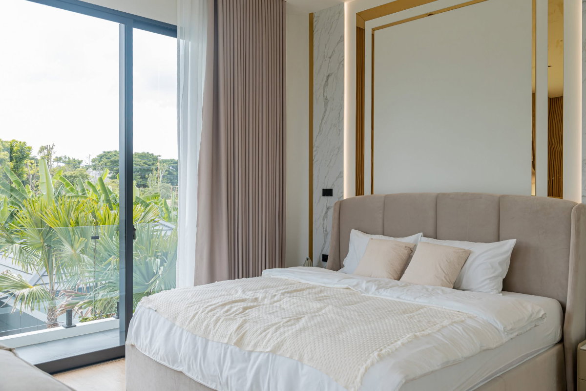 รูป 🏡💎 ให้เช่า Luxury Pool Villa พร้อมสระว่ายน้ำส่วนตัว ใกล้โรงเรียนนานาชาติ #A8-V0058 - รูปที่ 13/23