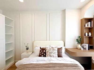 Condos for sale : R305 Urgent! The Mark Ratchada-Airport Link, newly renovated condo near MRT Rama 9 + Airport Link Makkasan. Price only 2.89 million baht!