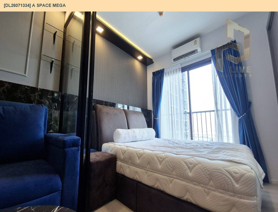 รูป DL26071334 ให้เช่าคอนโด เอ สเปซ เมกา (A space mega) ใกล้ - พร้อมเข้าอยู่ โทรด่วน 0614453194 LineID @952jdxxk - รูปที่ 5/6