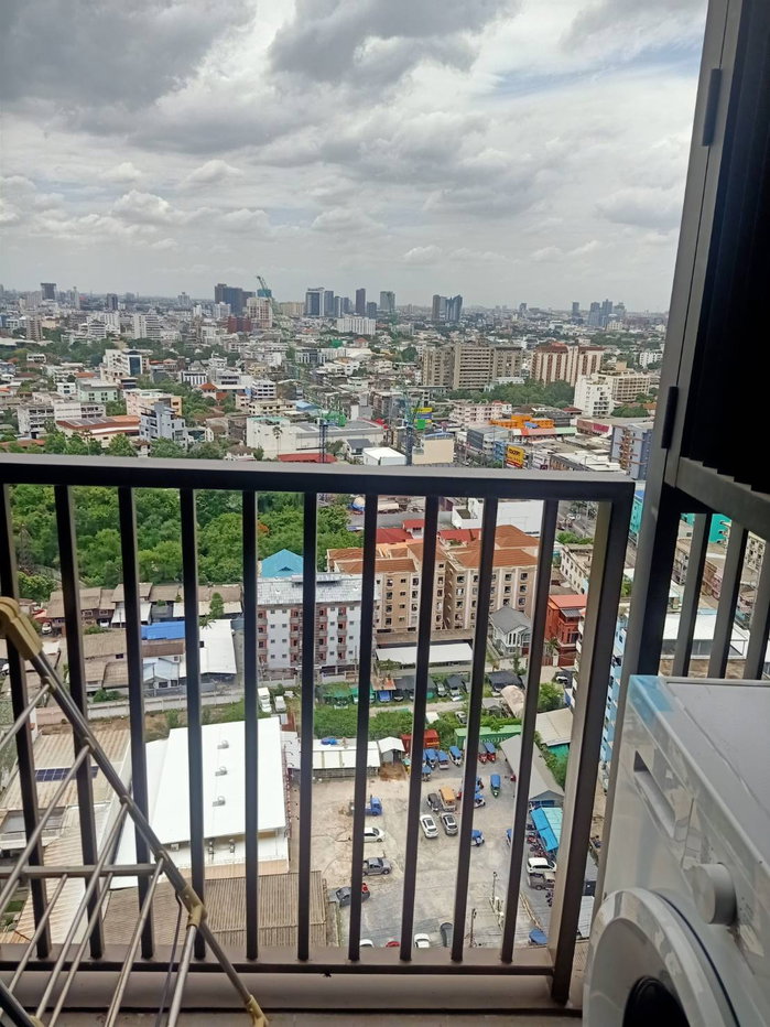 picture Condo for RENT : The Line Sukhumvit 71  𝐒𝐢𝐳𝐞 : 30 sqm. 1 Bed 1 Bath /Closed Kitchen/City View  𝐅𝐥𝐨𝐨𝐫 : 22nd  ✅Fully furnished - 11/12
