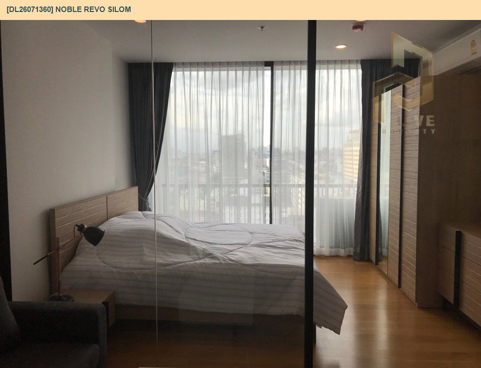 รูป DL26071360 ให้เช่าคอนโด โนเบิล รีโว สีลม (Noble Revo Silom) ใกล้ BTS สุรศักดิ์ พร้อมเข้าอยู่ โทรด่วน 0653619502 LineID @952jdxxk - รูปที่ 2/9