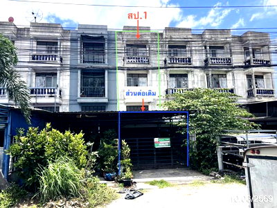 อาคารพาณิชย์ สถานีขนส่งสุพรรณบุรี : อาคารพาณิชย์ 22 ตร.วา เมืองสุพรรณบุรี สุพรรณบุรี 2.7M
