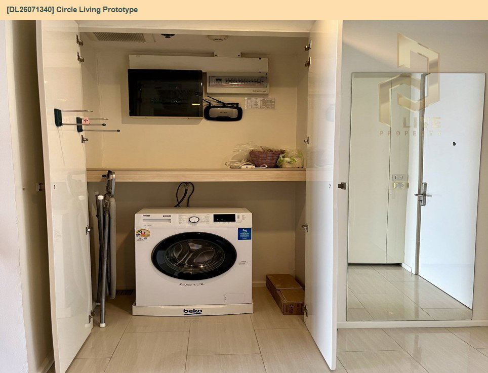 รูป DL26071340 ขายคอนโด เซอร์เคิล ลิฟวิ่ง โปรโตไทพ์ (Circle Living Prototype) ใกล้ MRT เพชรบุรี พร้อมเข้าอยู่ โทรด่วน 0653619502 LineID @952jdxxk - รูปที่ 8/14