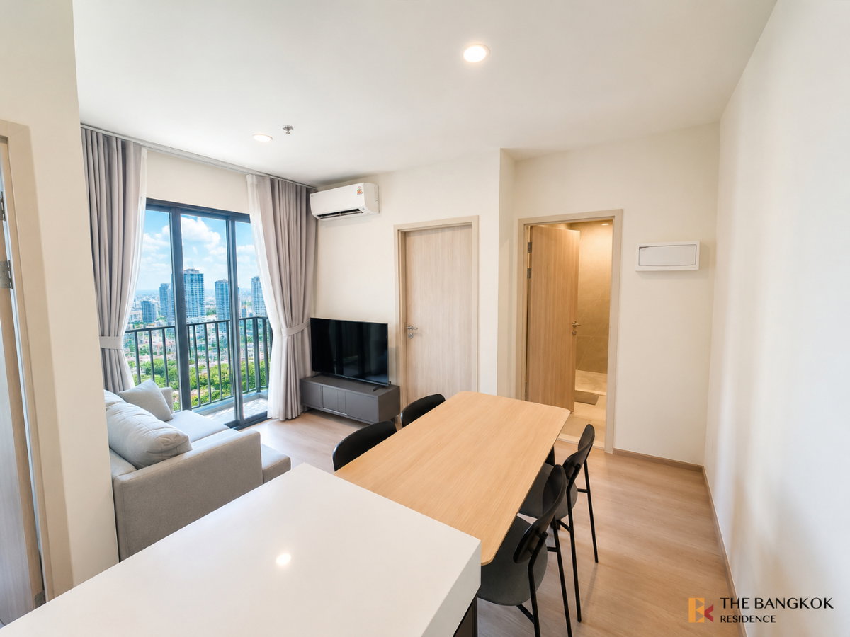 🛋️Fully Furnished in a Modern Minimal Style - Nue District R9, Near MRT rama 9