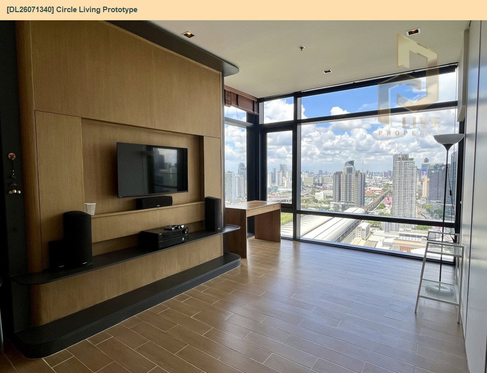รูป DL26071340 ขายคอนโด เซอร์เคิล ลิฟวิ่ง โปรโตไทพ์ (Circle Living Prototype) ใกล้ MRT เพชรบุรี พร้อมเข้าอยู่ โทรด่วน 0653619502 LineID @952jdxxk - รูปที่ 4/14