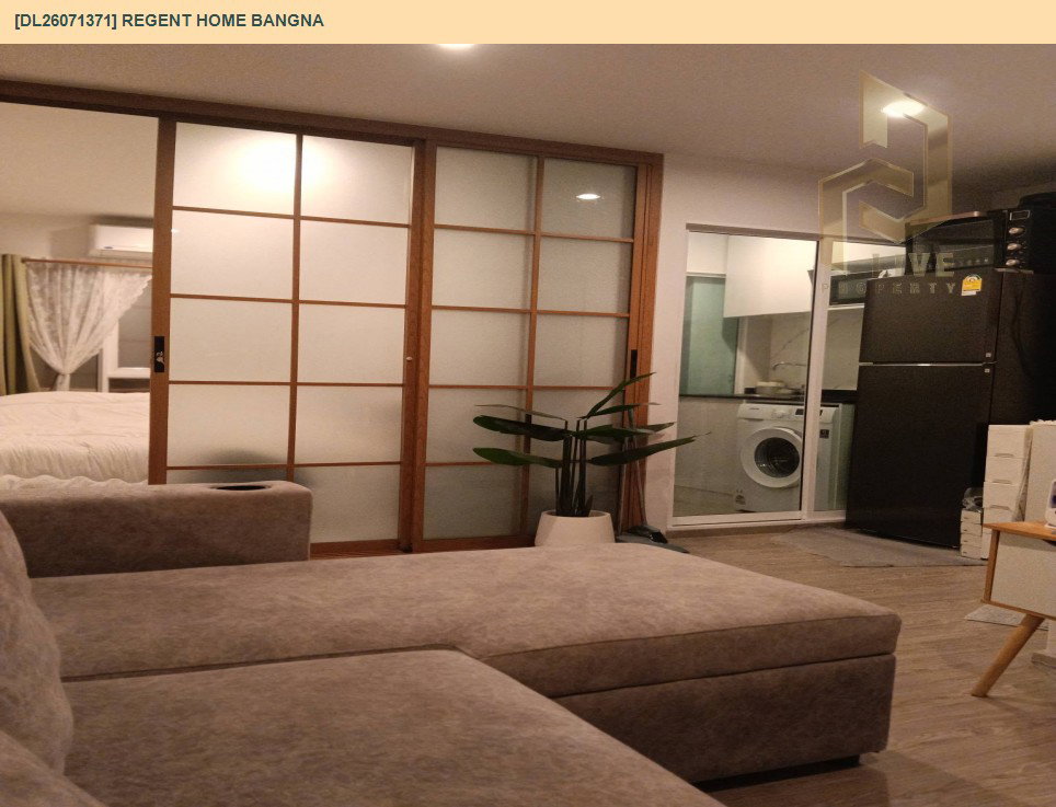 รูป DL26071371 ให้เช่าคอนโด รีเจ้นท์ โฮม บางนา (Regent home bangna) ใกล้ BTS บางนา พร้อมเข้าอยู่ โทรด่วน 0614453194 LineID @952jdxxk - รูปที่ 4/6