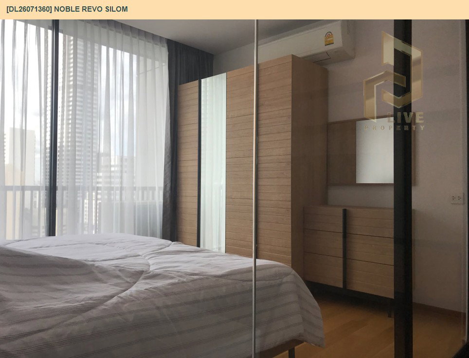 รูป DL26071360 ให้เช่าคอนโด โนเบิล รีโว สีลม (Noble Revo Silom) ใกล้ BTS สุรศักดิ์ พร้อมเข้าอยู่ โทรด่วน 0653619502 LineID @952jdxxk - รูปที่ 9/9