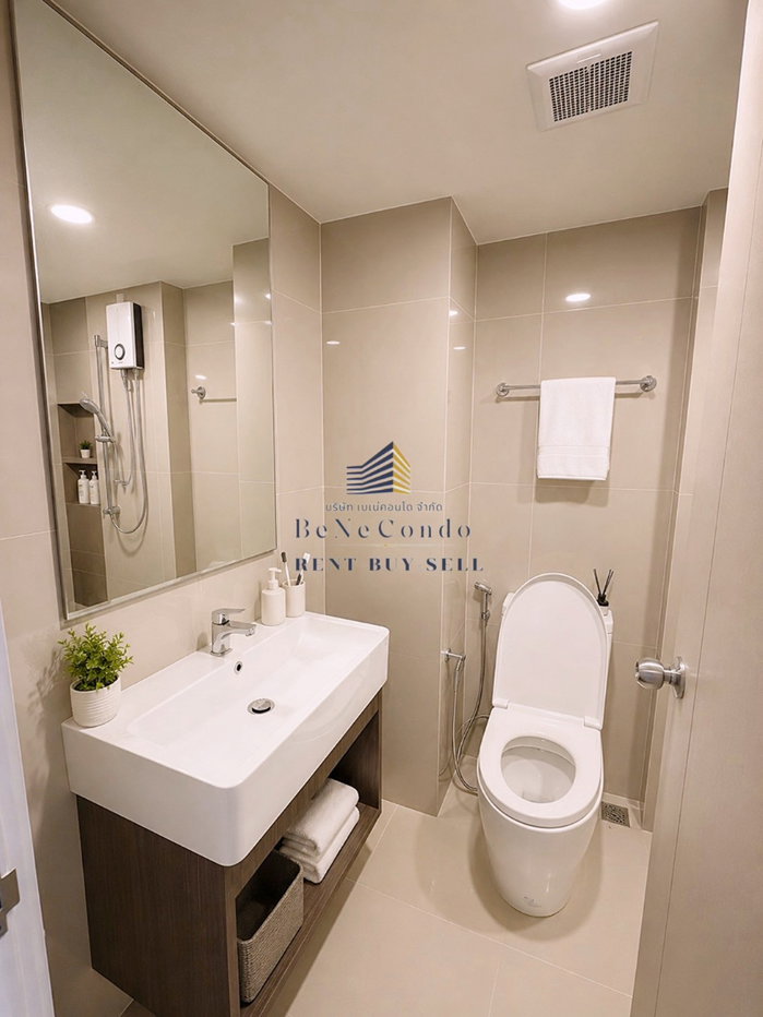 รูป *** (1 Bedroom - Hybrid) (เอเจนท์ประจำโครงการ) ให้เช่าคอนโด : ไอดีโอ จรัญฯ 70-ริเวอร์วิว (Ideo Charan 70-Riverview)*** เครื่องใช้ไฟฟ้าครบ - รูปที่ 10/13