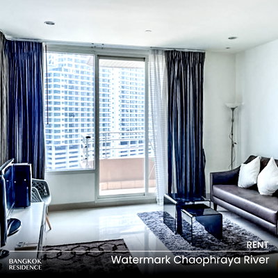 Condos for rent : Rental Condo 💫 Watermark Chaophraya River, 2BR 94 sq.m. 35K 🌅 Beautiful Unit, Great Price 