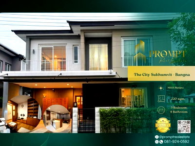Houses for rent Bangkok : ST14045 - The City Sukhumvit - Bangna : Sukhumvit