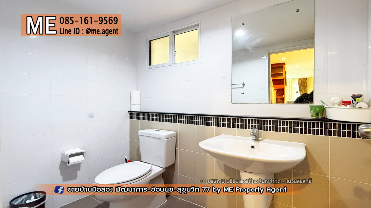 รูป ให้เช่า บ้านเดี่ยว ภัสสร เพรสทีจ  พัฒนาการ 38 ติดถนนเมน Built-in ครบ ใกล้ทองหล่อ และ BTS อ่อนนุช โทร 064-954-9619 (RBJ21-67) - รูปที่ 23/32