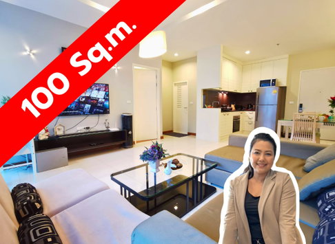 ให้เช่าคอนโด The Fourwings Residence | 2 ห้องนอน 100 ตร.ม. REF. F125910