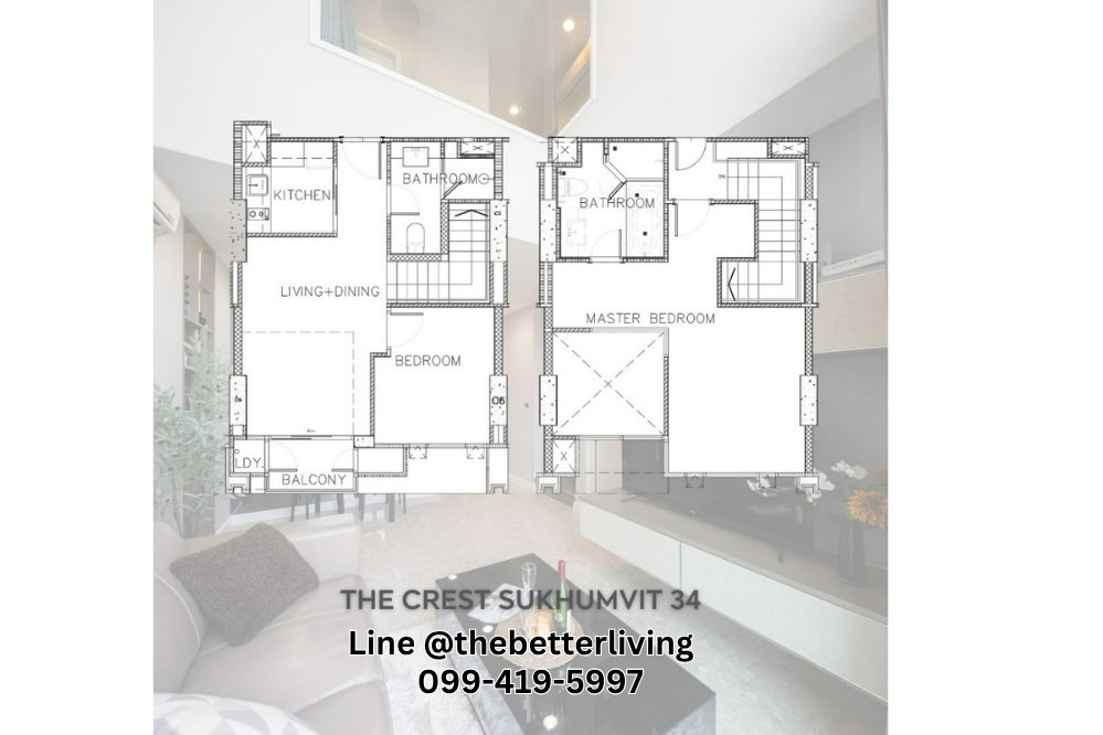 รูป 🆕 🌈 ขาย เดอะเครสท์ สุขุมวิท 2นอน 2น้ำ 2จอด พร้อมอยู่ ใกล้BTSทองหล่อ Duplex 🏆 - รูปที่ 49/49
