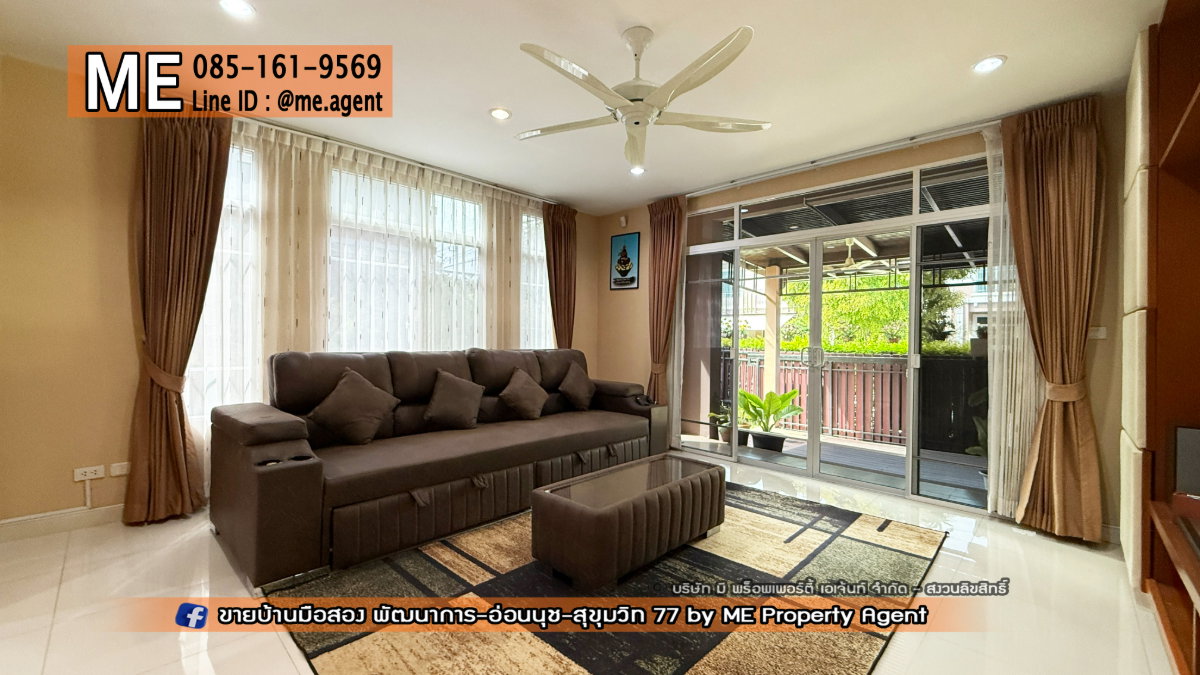 รูป ให้เช่า บ้านเดี่ยว ภัสสร เพรสทีจ  พัฒนาการ 38 ติดถนนเมน Built-in ครบ ใกล้ทองหล่อ และ BTS อ่อนนุช โทร 064-954-9619 (RBJ21-67) - รูปที่ 4/32
