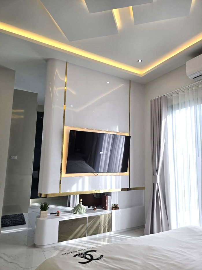 รูป ขายบ้านพร้อมสระว่ายน้ำ 2 ชั้น 3 ห้องนอน สไตล์โมเดิร์น พัทยา พร้อมเข้าอยู่ ใกล้โรงเรียนนานาชาติ Regents - รูปที่ 12/33