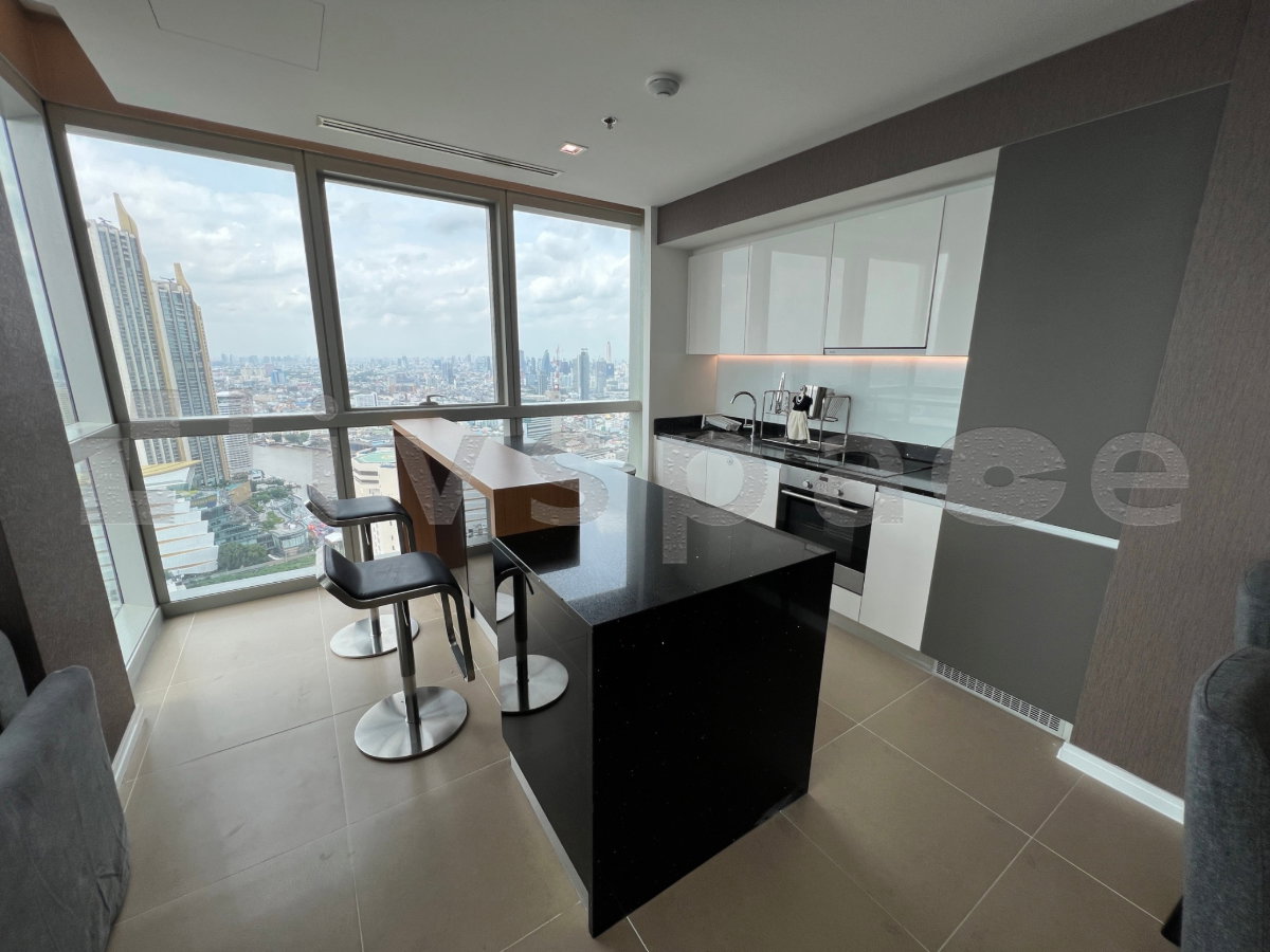 รูป ▚ LL122ツ ให้เช่า: The River Condominium 2 ห้องนอน 130ตร.ม. ชั้นสูง ห้องมุม วิวแม่น้ำเจ้าพระยา เห็น Iconsiam เฟอร์ครบพร้อมอยู่✨ - รูปที่ 6/14