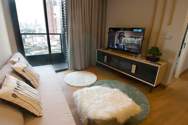 รูป ให้เช่าคอนโด เดอะ ลุมพินี 24 อาคาร 1 ชั้น 10 2 ห้องนอน ขนาด 55 ตรม ใกล้ รพ.เทพธารินทร์ - รูปที่ 3/8