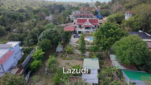 Land with Mountain & Sea Views in Bang Rak, Koh Samui