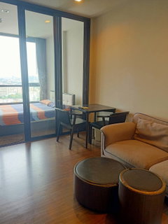 รูปภาพ Condo for RENT : The Line Sukhumvit 71  𝐒𝐢𝐳𝐞 : 30 sqm. 1 Bed 1 Bath /Closed Kitchen/City View  𝐅𝐥𝐨𝐨𝐫 : 22nd  ✅Fully furnished