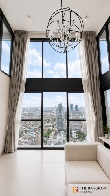 picture 💟2-Storey Duplex with High Ceilings and City Views - The Lofts Silom🚆Near BTS Surasak - 13/15