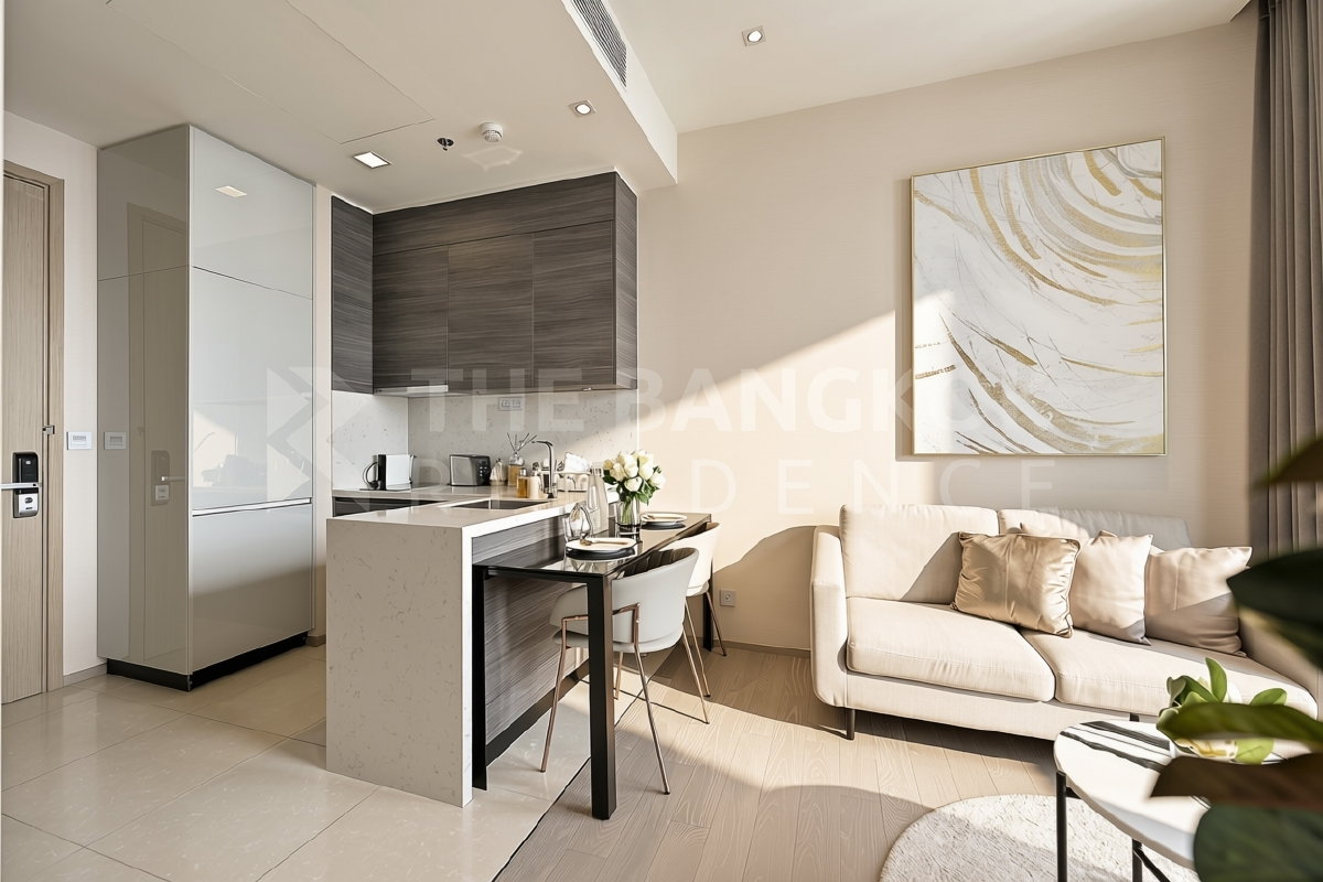 picture Rental Condo 🌇 The Esse Asoke, 1BR 37 sq.m. 35K ☄️ Beautiful Unit, Near MRT Sukhumvit  - 7/10