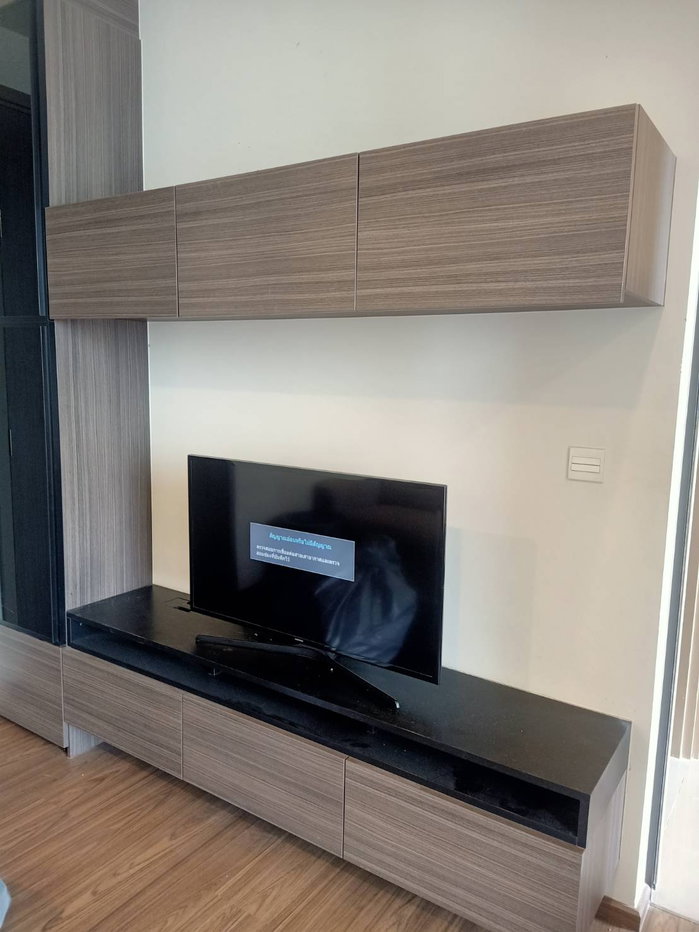 picture Condo for RENT : The Line Sukhumvit 71  𝐒𝐢𝐳𝐞 : 30 sqm. 1 Bed 1 Bath /Closed Kitchen/City View  𝐅𝐥𝐨𝐨𝐫 : 22nd  ✅Fully furnished - 9/12