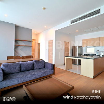 Condos for rent : Rental Condo 💖 Wind Ratchayothin, 2BR 79 sq.m. 35K ✨ Beautiful New Unit, Near BTS Ratchayothin