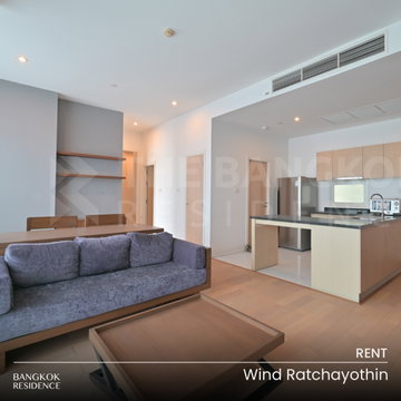 Rental Condo 💖 Wind Ratchayothin, 2BR 79 sq.m. 35K ✨ Beautiful New Unit, Near BTS Ratchayothin