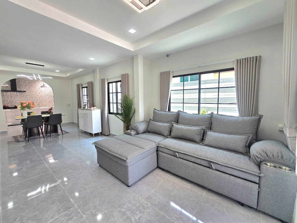 รูป  KC Garden Home 9 (เคซี.การ์เด้นโฮม 9) ถนนนิมิตใหม่40 บ้านเดี่ยวหลังใหญ่ กว้างมาก ทำเลดี รีโนเวทใหม่ เฟอร์นิเจอร์สวย พร้อมอยู่ ราคาถูก - รูปที่ 14/39