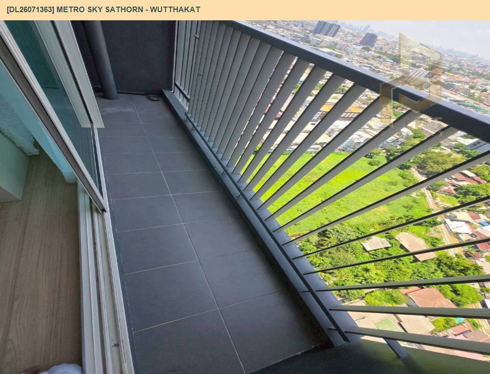 รูป DL26071363 ให้เช่าคอนโด เมโทร สกาย สาทร - วุฒากาศ (Metro Sky Sathorn - Wutthakat) ใกล้ BTS วุฒากาศ พร้อมเข้าอยู่ โทรด่วน 0653619502 LineID @952jdxxk - รูปที่ 7/11