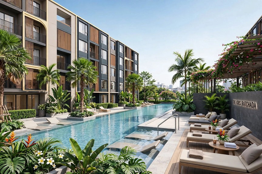 picture **[FOR RENT] The Kris 7 Ratchada 17 - 23 sqm Studio - Ready to Move In - 600m to MRT Sutthisan** - 9/10