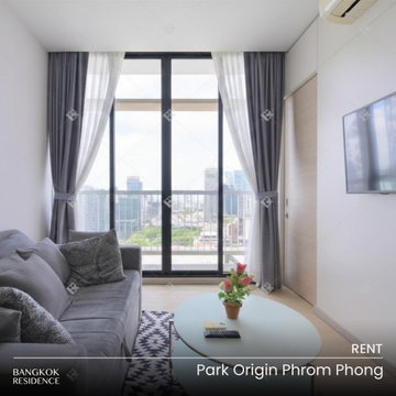 เช่าคอนโด 🌃 Park Origin Phrom Phong 1นอน 57ตร.ม. 41k ❤️ ห้องสวย รีโนเทใหม่ ชั้นสูง ใกล้ BTS พร้อมพงษ์