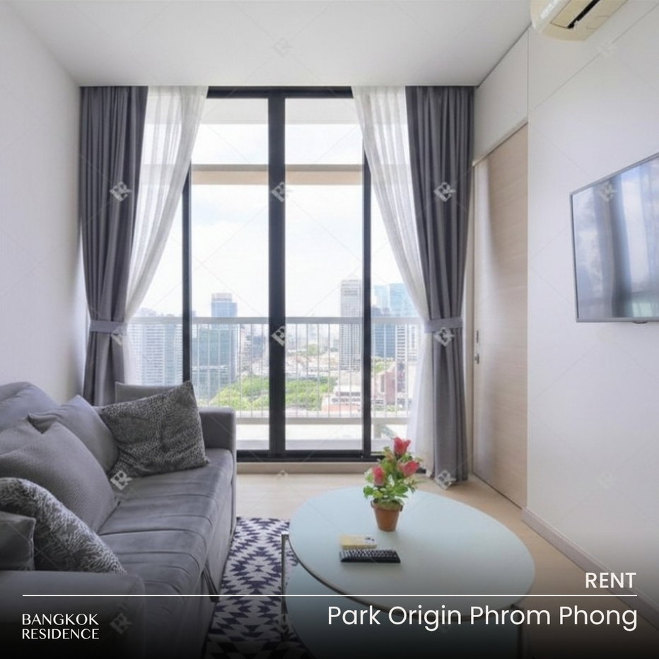 รูป เช่าคอนโด 🌃 Park Origin Phrom Phong  1นอน 57ตร.ม. 41k ❤️ ห้องสวย รีโนเทใหม่ ชั้นสูง ใกล้ BTS พร้อมพงษ์  - รูปที่ 1/10