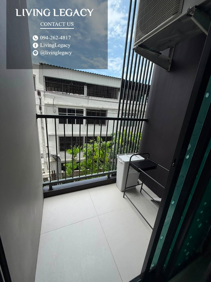 รูป TIO2KY เช่าด่วน Elio Del Nest 27 ตร.ม. | ชั้น 3 | 1 นอน 1 น้ำ | เฟอร์นิเจอร์ครบ | 12,500 บาท/เดือน | LINE: @livinglegacy - รูปที่ 7/9