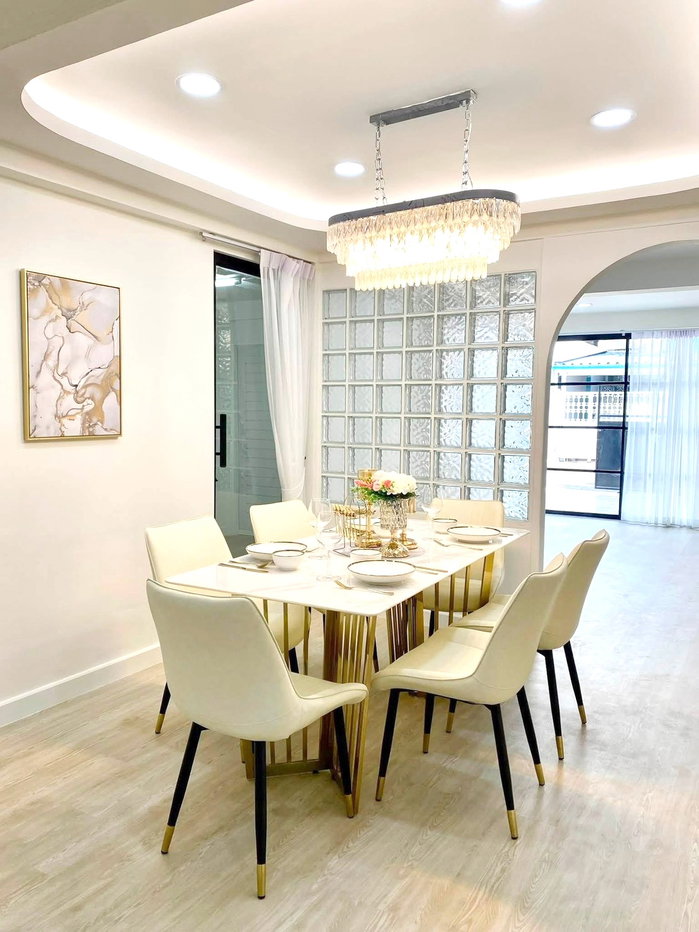 รูป 🐶🐱Pet-friendly HK0677♛บ้านเดี่ยว ให้เช่า 4 ห้องนอน⚝รัชดา-สุทธิสาร♜MRT สุทธิสาร∞099-5919653,065-9423251▚Line@sureresidence - รูปที่ 5/10
