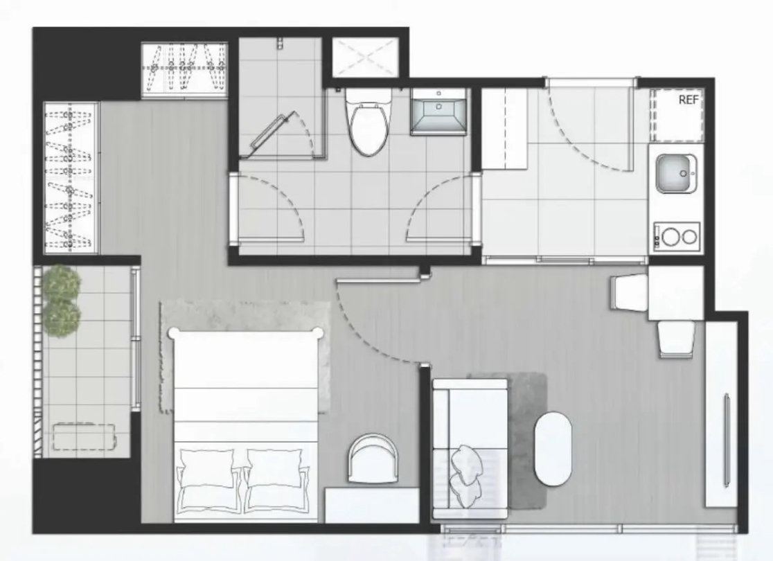 picture BTS Phahon Yothin 24 200 m. Condo KnightsBridge Prime Ratchayothin ( Rental ) - 9/13
